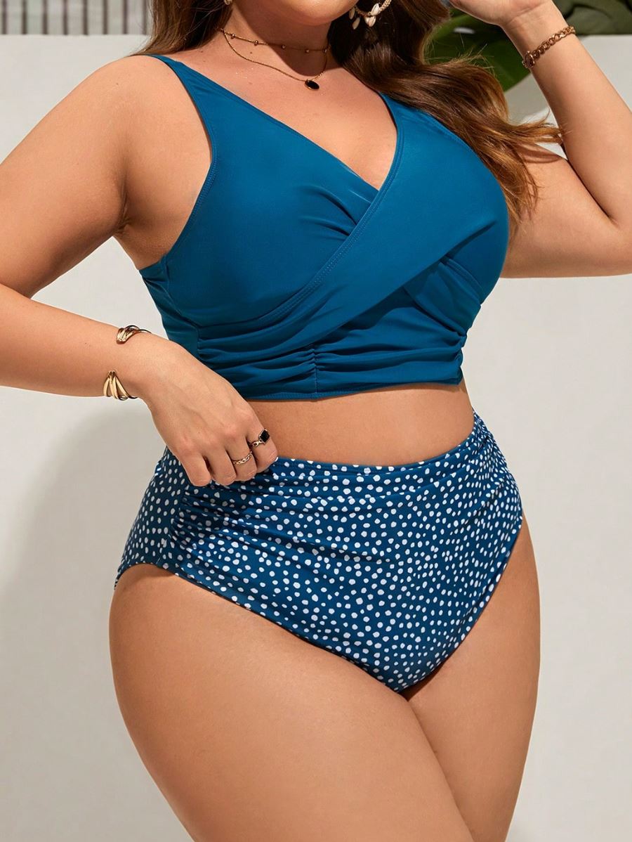 Bikini Cadiz Bikini Plus SIze 25 CELINAH Azul XL 