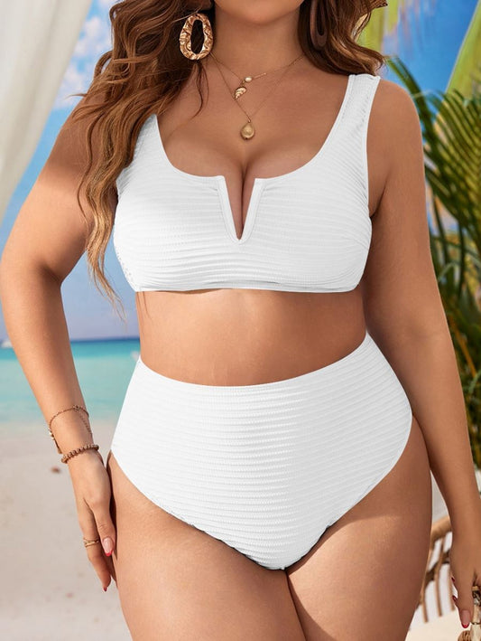 Bikini Dubai Bikini Plus SIze 03 CELINAH Blanco XL 