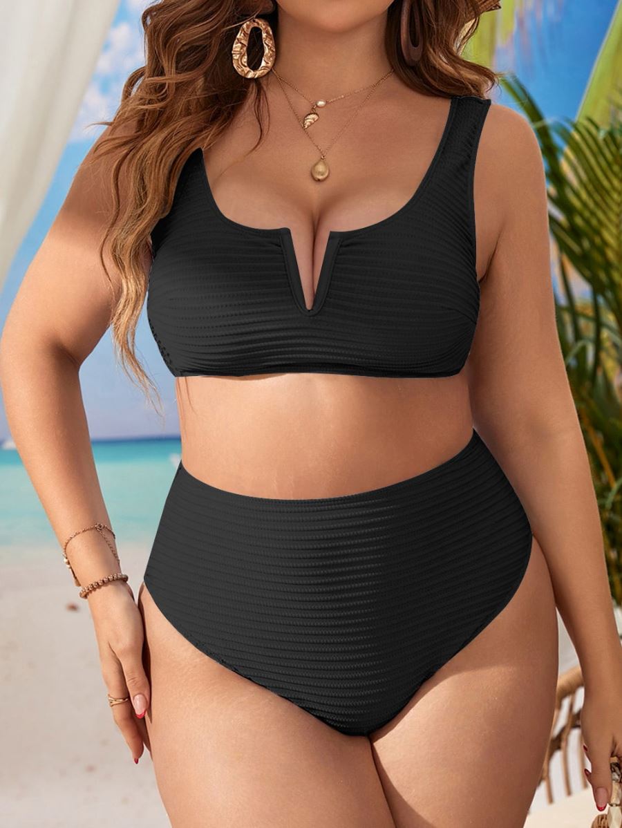 Bikini Dubai Bikini Plus SIze 03 CELINAH Negro XL 