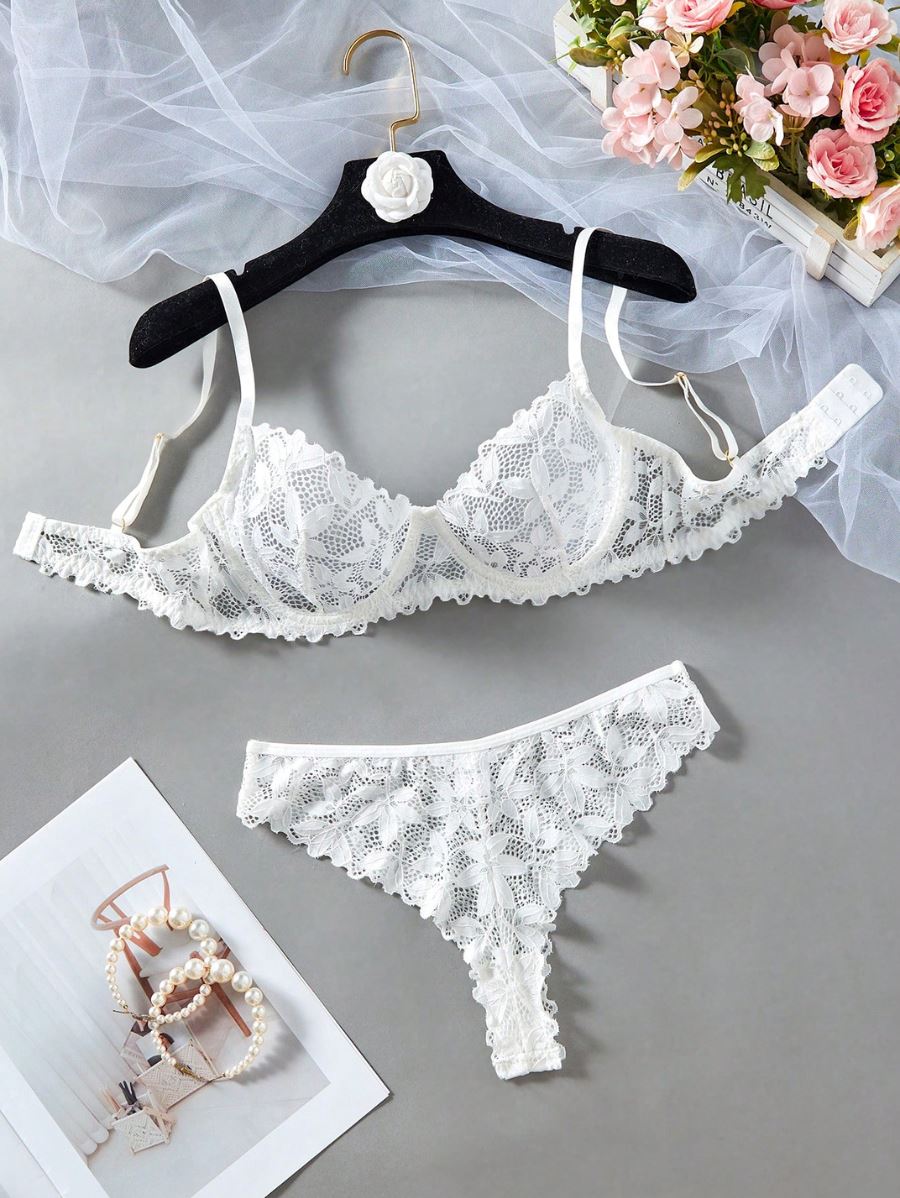 Conjunto de Lencería Nancy Conjunto de Lencería 17 CELINAH BLANCO S 