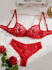 Conjunto de Lencería Nancy Conjunto de Lencería 17 CELINAH ROJO S 