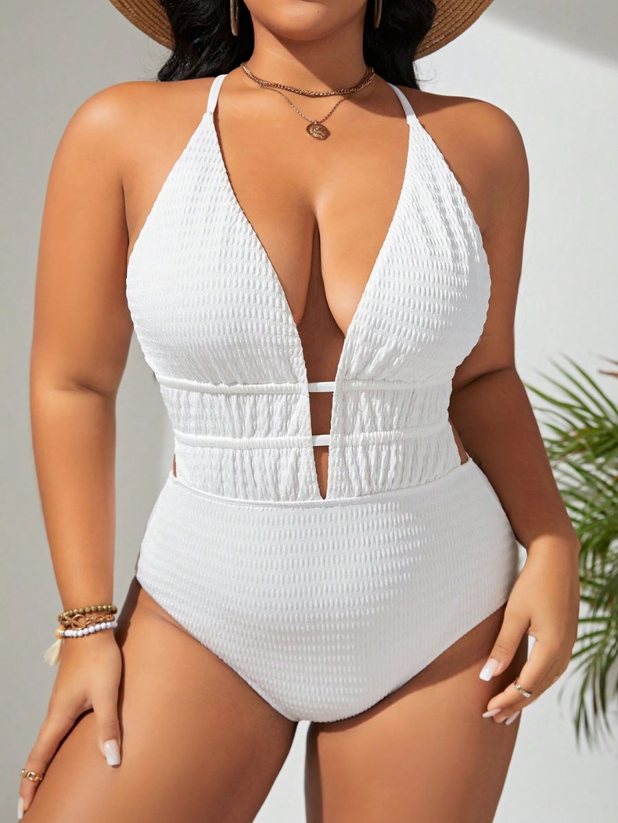 Enteriza Stewart Enteriza Plus Size 26 CELINAH Blanco XL 