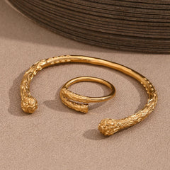 Conjunto de Joyería Wukong Dorado 18K Conjunto de Joyas 02 CELINAH 