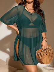 Salida de Playa Habana Salida de Playa Plus Size 17 CELINAH VERDE XL 