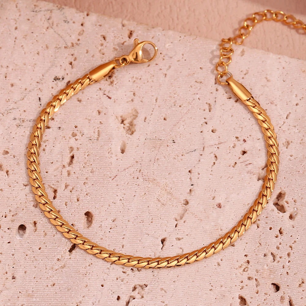 Pulsera de Mano Chapado en Oro Pulsera 14 CELINAH 